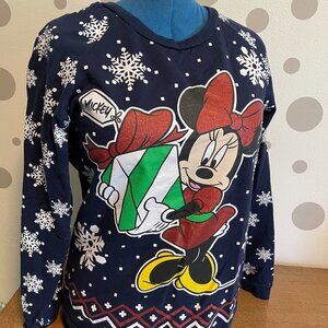 Disney Minnie Mouse Christmas Sweatshirt - Junior's Size 1X
